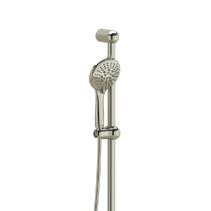 RIOBEL 6006PN Cross Collection Handshower Hand Set Single-Function, 2-Function Shower Head, 1.8 gpm Flow Rate, Swivel Connection, Polished Nickel