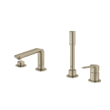 GROHE 19577EN1 Ohm Bathtub Faucet, Lineare™, 5.3 gpm Flow Rate, Brushed Nickel, 1 Handle, Function: Traditional