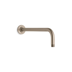 Kohler® 10124-BV Wall Mount Shower Arm and Flange, 14-5/8 in L x 2-1/4 in W Arm, 1/2 in NPT, Vibrant® Brushed Bronze