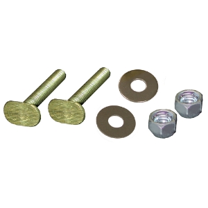 Closet Bolt, 5/16 in, 2-1/4 in OAL, Brass redirect to product page