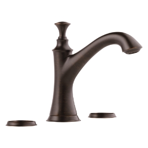 Brizo® 65305LF-RBLHP Baliza® Widespread Lavatory Faucet, Commercial, 1.5 gpm Flow Rate, 4-5/16 in H Spout, 6 to 16 in Center, Venetian Bronze, Pop-Up Drain