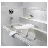 Moen® DN7025 Adjustable Tub/Shower Seat, Home Care®, Non-Slip, Wall Mount, 250 lb, Polypropylene, Glacier White