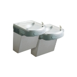 Elkay® EZSTL8WSLC Non-Filtered Bi-Level Cooler, Pushbar Operation, Refrigerated Chilling, Light Gray Granite