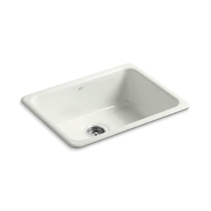 Kohler® 6585-NY Iron/Tones® Kitchen Sink, Dune, Rectangular Shape, 21 in L x 16 in W x 7-1/2 in D Bowl, 24-1/4 in L x 18-3/4 in W x 8-1/4 in H, Top/Undermount, Enameled Cast Iron