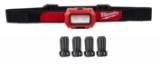 Milwaukee® 2103 Cordless Hard Hat Headlamp, LED Bulb, Plastic Housing, 350 Lumens