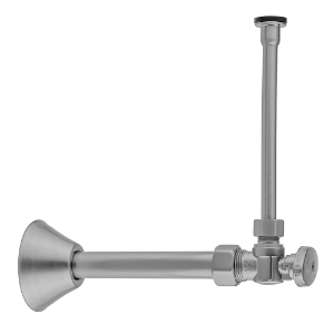 Jaclo® 621-8-72CT-SG Quarter Turn Angle Pattern Toilet Supply Kit, Satin Gold