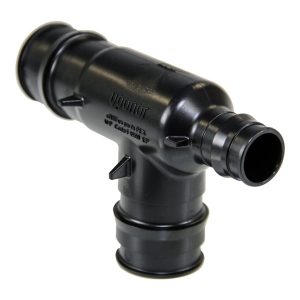 Uponor Q4751373 ProPEX® Reducing Tee, 1-1/4 x 3/4 x 1-1/4 in Nominal, PEX End Style, Engineered Polymer