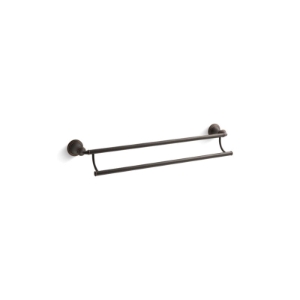 Kohler® 10553-2BZ Double Towel Bar, Devonshire®, 24 in L Bar, 5-7/8 in OAD x 4 in OAH, Metal, Oil-Rubbed Bronze