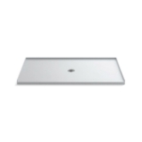 Kohler® 1938-0 Ballast™ Single Threshold Shower Base, White, Center Drain, 66 in L x 36 in W x 2-7/8 in D