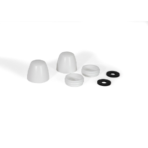 Fluidmaster® Secure Cap™ 7110T-002-P10 Screw-On Watertight Toilet Bolt Cap, White