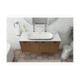 Kohler® 20213-0 Iron Plains® Capsule Wading Pool® Bathroom Sink with Overflow Drain, Elongated Oval Shape, 33 in W x 15-5/8 in D x 6-11/16 in H, Drop-In/Undermount, Enameled Cast Iron, White