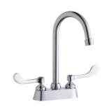 Elkay® LK406GN05T4 Centerset Bathroom Faucet, Polished Chrome, 2 Handles, 1.5 gpm Flow Rate