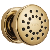 Brizo® 84110-PG Body Spray, 1.75 gpm Max Flow, Round Head, Surface Mount, Polished Gold