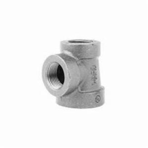 Ward Mfg 2DXE.BCT Pipe Reducing Tee, 2-1/2 x 2-1/2 x 3/4 in, FNPT, 125 lb, Cast Iron, Black