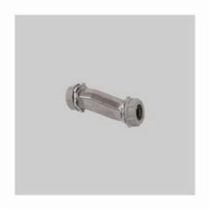 Diversitech Devco® PI301 Offset Conduit Nipple With Plated Steel Locknut and Plastic Insulating Bushing, 1/2 in, Steel, Zinc Plated