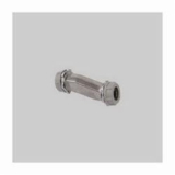 Diversitech Devco® PI301 Offset Conduit Nipple With Plated Steel Locknut and Plastic Insulating Bushing, 1/2 in, Steel, Zinc Plated