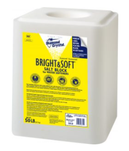 Diamond Crystal® Bright  Soft® White Salt Block for Water Softeners, 50lb.