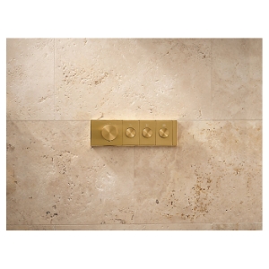 Kohler® 26347-9-CP 3-Outlet Thermostatic Valve Control Panel, 8 gpm Valve, Polished Chrome
