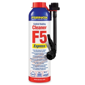 Fernox 59902 F5 Express Central Heating Cleaner, 10 fl-oz Aerosol Can, Liquid, Amber, Faint