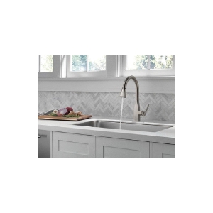 Peerless® P7919LF-SS Xander™ Pull-Down Kitchen Faucet, 1.5 gpm Flow Rate, Stainless, 1 Handle, 3 Faucet Holes, Function: Traditional