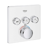 GROHE 29165LS0 Thermostatic Trim, 9.5 gpm Valve, StarLight® Moon White