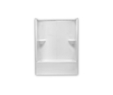 Clarion RE9654LX-WH Residential 3-Piece Tub Shower, 54 in L x 28 in W x 72 in H, AcrylX, White