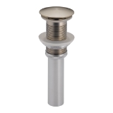 Brizo® RP72413NK Pushbutton Activated Pop-Up Drain Assembly, Luxe Nickel, Brass Drain