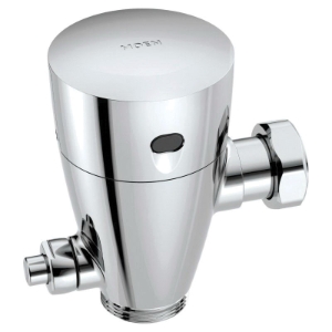 Moen® 8312SR125 M-POWER™ Electronic Flush Valve, Battery, 0.125 gpf Flush Rate, 3/4 in IPS Inlet, 120 psi Pressure, Chrome
