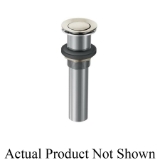 Moen® 140780NL Model 140780 Push Button Drain, 1-1/4 in, Metal, Polished Nickel