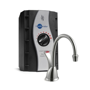 Insinkerator® Involve™ Wave™ 44714 H-Wave-SS Instant Hot Water Dispenser, 2/3 gal Capacity, 1/4 in Water, Polished Chrome