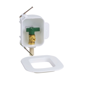 Oatey® I2K® 39137 Ice Maker Outlet Box, Quarter Turn, CPVC, Low Lead, Contractor Pack