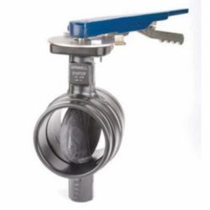 Grinnell Fire B30220EL Butterfly Valve, 2 in Nominal, Grooved End Style, 150 lb, Ductile Iron Body, EPDM Softgoods