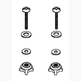 Kohler® 1104015 Toilet Seat Hardware Kit