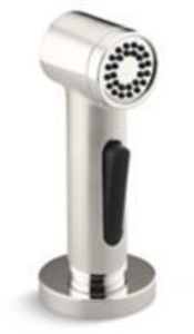 KALLISTA® P25210-00-AD One™ Kitchen Side Spray Nickel Silver