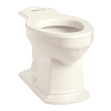 Mansfield® SmartHeight™ 4115 BIS Barrett™ Toilet Bowl Only, Biscuit, Elongated Shape, 12 in Rough-In, 16-1/2 in H Rim, 2-1/8 in Trapway