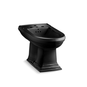 Kohler® 4886-7 Bidet Toilet, Memoirs®, Elongated Bowl, 15 in H Rim, 15 in Rough-In, Black