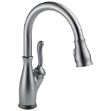 DELTA® 9178T-AR-DST Leland® Kitchen Faucet, 1.8 gpm Flow Rate, Arctic™ Stainless, 1 Handle, 1 Faucet Hole, Traditional, Commercial