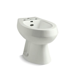 Kohler® 4854-NY Bidet Toilet, San Tropez®, Elongated Bowl, 15-1/2 in H Rim, 14.63 in Rough-In, Dune