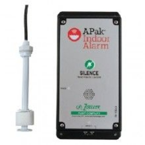 Zoeller® 10-4011 A-Pak Indoor Alarm, 80 dB Sound, 10 ft Detection, Mechanical Float Switch, Red Light, 120 V