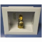 TracPipe® Counterstrike® AutoFlare® FGP-WBTM-750 Wall Box with 90 deg Valve Assembly, 3/4 in, NPT, 0.5 psig