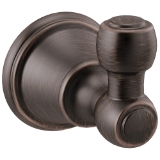 DELTA® 73235-RB Woodhurst™ Robe Hook, 2-1/2 in OAD x 2-5/16 in OAH, Venetian Bronze