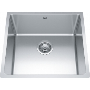 Kindred BSU1820-9N Brookmore 19.6-in LR x 18.2-in FB x 9-in DP Undermount Single Bowl Stainless Steel Sink