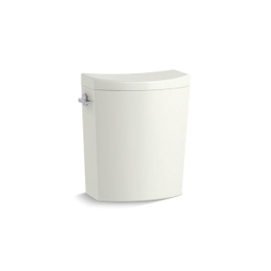 Kohler® 19042-NY Persuade® Curv Dual-Flush Toilet Tank With Supply Line, 1.6 gpf Full/1 gpf Partial, Left Hand Lever Flush, Dune