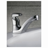 Moen® 8884 M-PRESS™ Bathroom Faucet, 0.5 gpm Flow Rate, 3 in H Spout, 1 Handle, 1 Faucet Hole, Polished Chrome