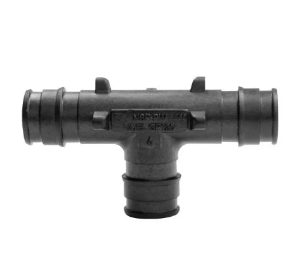 Uponor Q4757575 Tee, 3/4 in, PEX, Polysulfone