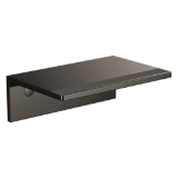 Brizo® 695007-BNX Kintsu™ Tissue Holder Utility Shelf, 2 in H, Metal, Brilliance® Black Onyx