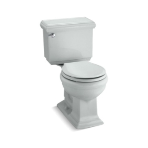 Memoirs® Classic Comfort Height® 2-Piece Toilet, Round Front Bowl, 16-1/2 in H Rim, 1.28 gpf, Ice Gray™