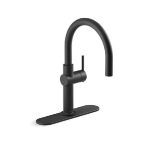 Kohler® 22975-BL Bar Sink Faucet, Crue™, Matte Black, 1 Handle, 1.5 gpm