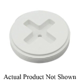 Sioux Chief 879-035 Slotted Cleanout Flush Plug, 3-1/2 in Cleanout, Polypropylene