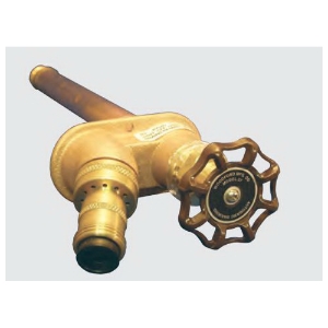 Woodford® 27CP-12 Backflow Protected Freezeless Automatic Draining Wall Faucet, 1/2 in, MNPT x Female C, 12 in THK Wall, 125 psi